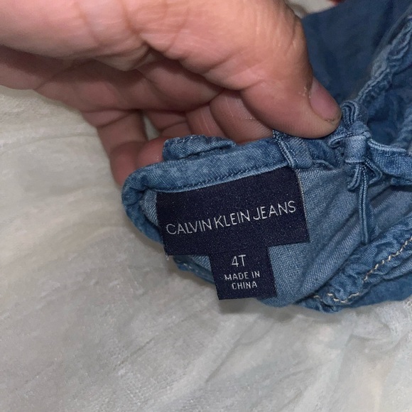 Calvin Klein | Denim & Tulle Dress size 4T [D-35] - Picture 3 of 4
